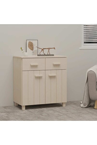 vidaxl Sideboard HAMAR Honey Brown 79x40x80 cm Solid Wood Pine