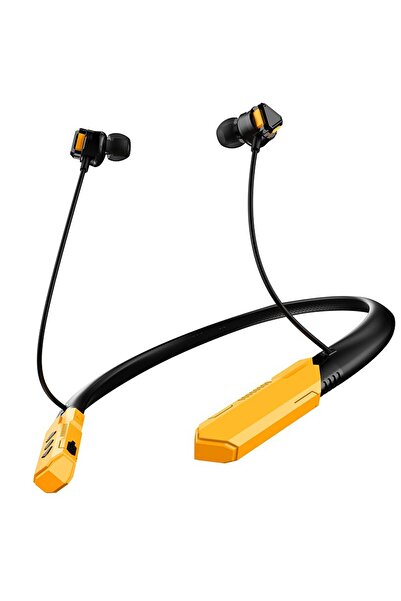 NO BRAND سماعات رأس N500 برباط حول الرقبة. عمر بطارية يصل إلى 75 ساعة مع تصميم مرن ومريح لحزام الرقبة.