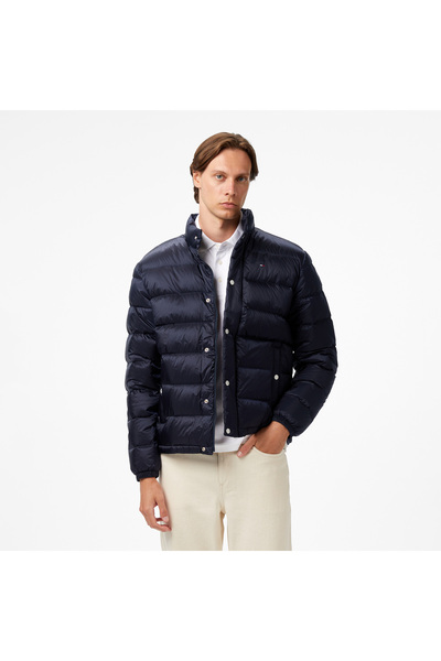 Tommy Hilfiger Tommy Jeans Light Down Erkek Mavi Puffer Mont