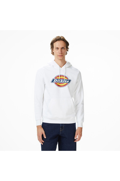 Dickies İcon Logo Erkek Beyaz Sweatshirt