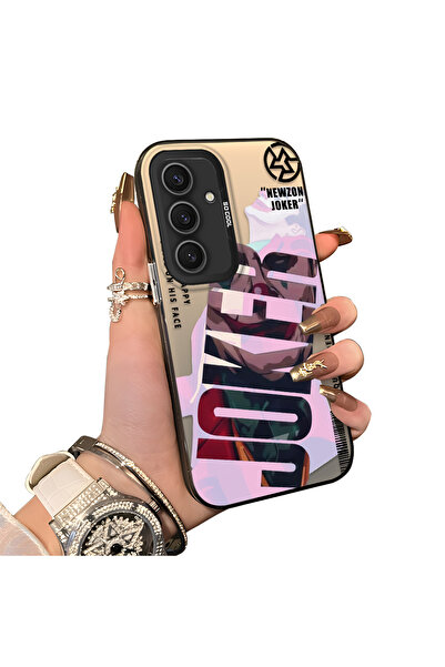 ucuc حافظة حماية من السيليكون ذات حافة خلفية من الأكريليك متوافقة مع هاتف سام...