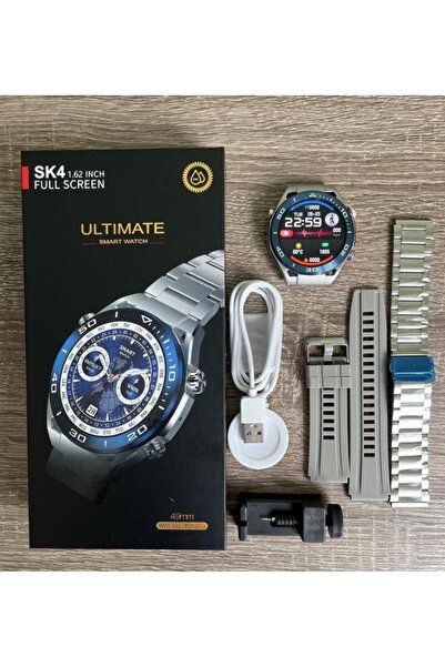 KALOBEE SK-4 1.62 INCH Süper Amoled Akıllı Saat 2 Kordon