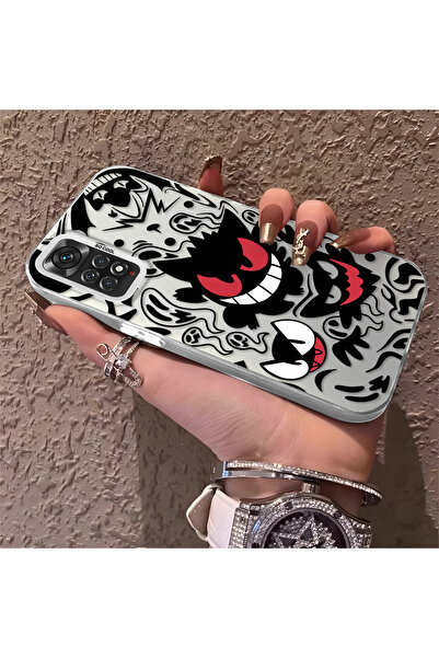 ucuc Xiaomi Redmi Note 11 Compatible Trendy Case Silicone Wrap Acrylic Back P...