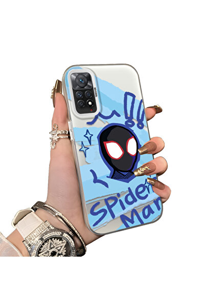 ucuc Xiaomi Redmi Note 11 Pro Compatible Silicone Edge Acrylic Back Spiderman...