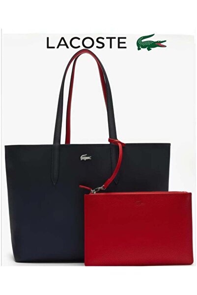 Generic Women's Double-Sided Two-Tone Large Capacity Handbag, Black/Red