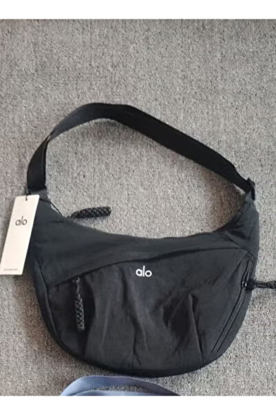 Generic حقيبة كتف نسائية عاكسة من النايلون من ALO (سعة كبيرة، حقيبة كتف رياضية غير رسمية)