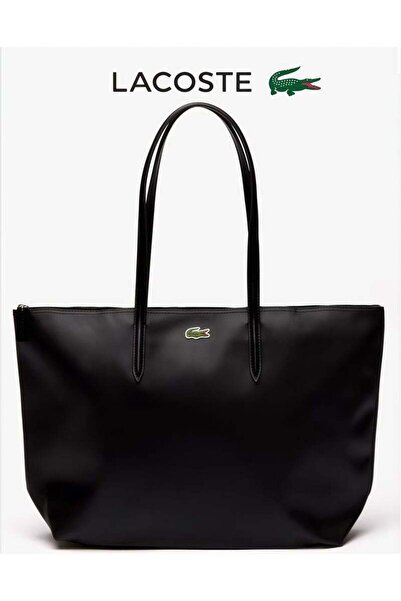 Generic Women's L12.12 Concept Large Capacity Zipper Tote Bag - Large Black