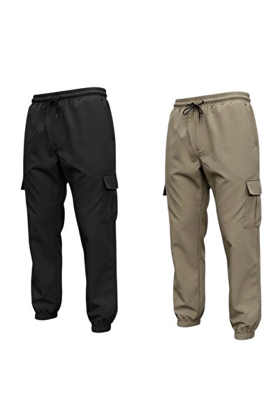 Verve 2’Li Dokuma Kargo Pantolon Unisex