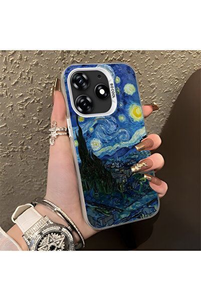 Hontinga حافظة متوافقة مع هاتف Tecno Spark 10 Pro، حافظة هاتف صلبة مضادة للسقوط