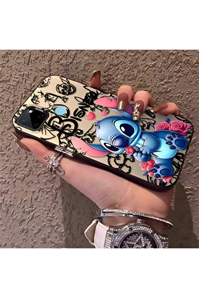 Hontinga حافظة هاتف متوافقة مع هاتف Realme C25Y/C21Y، حماية للكاميرا، ظهر صلب...