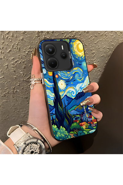 Hontinga حافظة متوافقة مع هاتف Xiaomi Redmi Note 14، حافظة صلبة مضادة للسقوط،...