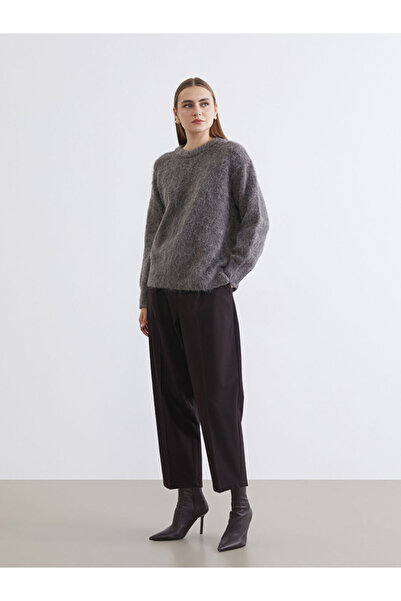 LC Waikiki Sparkling Choices from Shining Store High Waist Pleated Carrot Pla...