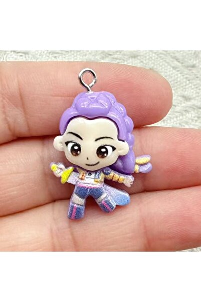 Miniso Gold-color 10pcs Resin Cartoon Anime Charm for Jewelry Making Earring ...
