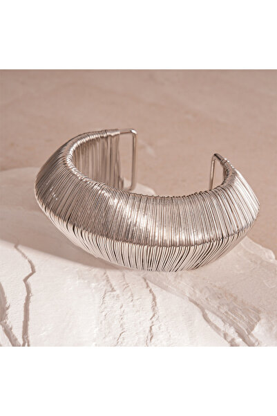 Choice silver color 3 Punk Stainless Steel Bracelets Bangles for Women Men He...