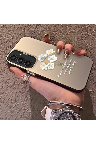 ucuc حافظة واقية من السيليكون المتوافقة مع هاتف سامسونج جالاكسي S23 Fe ذات حا...