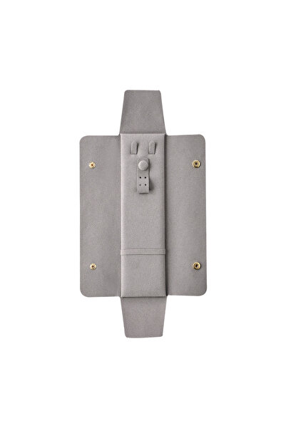 Choice Grey Microfiber Travel Jewelry Bags Portable Necklace Earring Ring Sto...