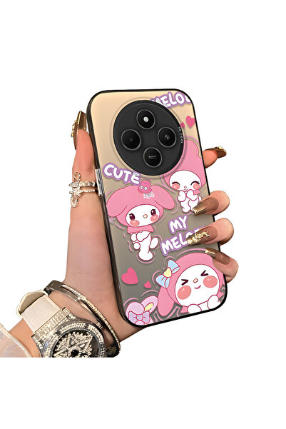 ucuc جراب كورومي من السيليكون الواقي المتوافق مع هاتف شاومي ريدمي 14C ذو الحا...