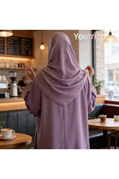 Youtrico Black-base star diamond scarf, subtly luxurious without being over the top,70cm*180cm