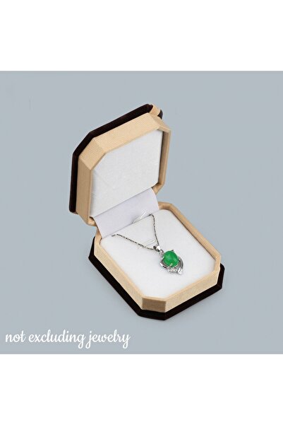 Choice علبة هدايا مخملية أنيقة للمجوهرات، مثالية للقلائد والخواتم والأساور.