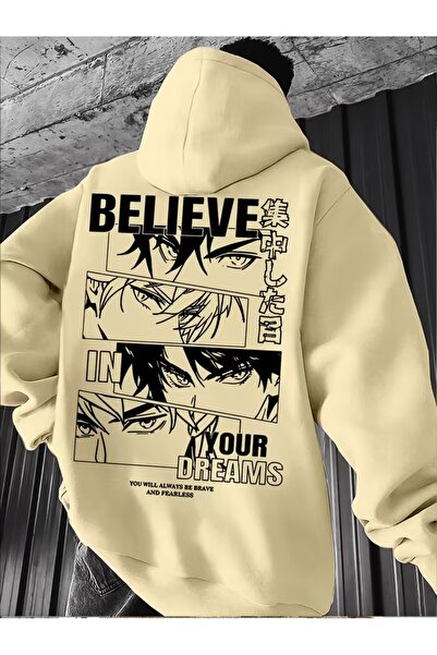 DİVİN -Men's Printed Mn Sweatshirt 3-Thread Quality Fabric Oversized Cut