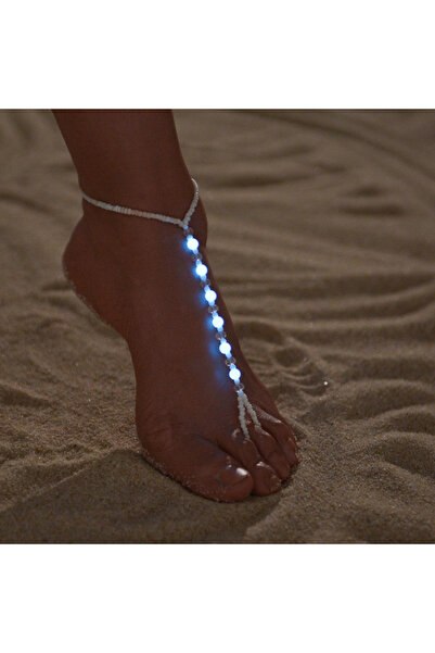 Choice YC5251-2 Bohemian Retro Trend Glow-in-the-dark Anklet Toe Ring Personalized Beach Vacation Style Vac