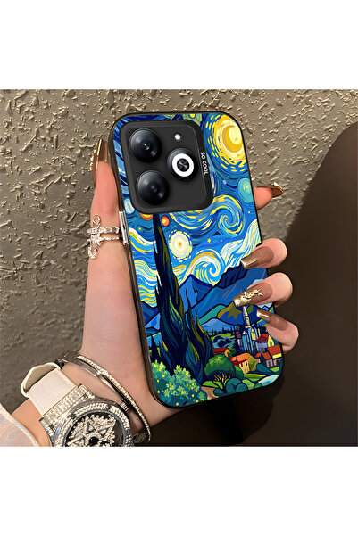 Hontinga حافظة متوافقة مع هاتف Tecno Spark 20C، حافظة صلبة مضادة للسقوط، حافظ...