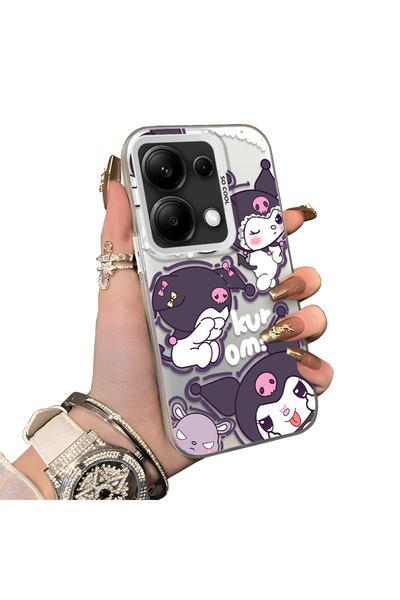 ucuc حافظة كورومي من السيليكون الواقي المتوافق مع هاتف Xiaomi Poco M6 Pro 4G