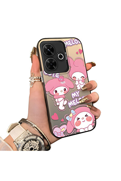 ucuc حافظة كورومي من السيليكون الواقي المتوافق مع هاتف Xiaomi Poco M6 4G