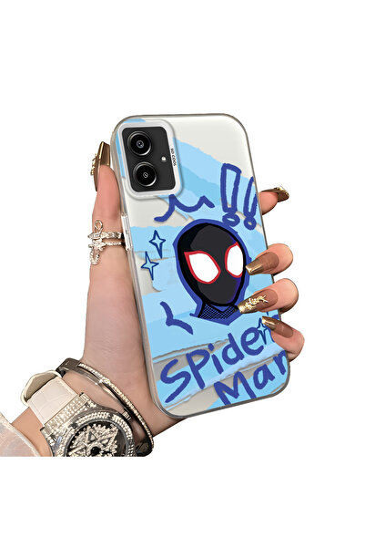 ucuc حافظة حماية سبايدرمان متوافقة مع هاتف سامسونج جالاكسي A06 مصنوعة من السي...