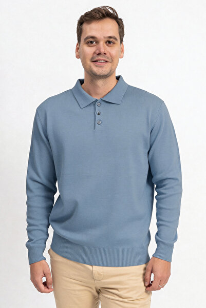 F&K Polo Neck Men's Knitwear Sweater