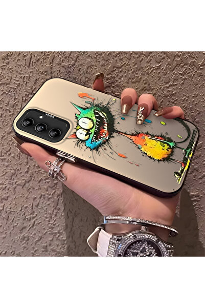 Hontinga حافظة هاتف متوافقة مع هاتف سامسونج جالاكسي A14 4G، ظهر صلب مضاد للسق...