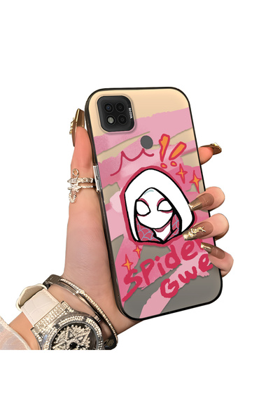 ucuc حافظة حماية سبايدرمان من السيليكون المتوافقة مع هاتف Xiaomi Poco C31