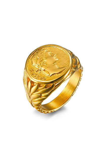 Choice 7 خواتم رجالية عتيقة الطراز من الإمبراطورية الرومانية، مصنوعة من الفول...