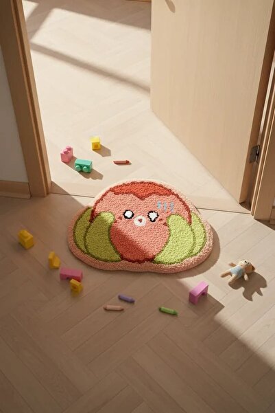 Miniso Twinkle Fair Klasik Koleksiyonu Peluş Küçük Halı (Wasabi)