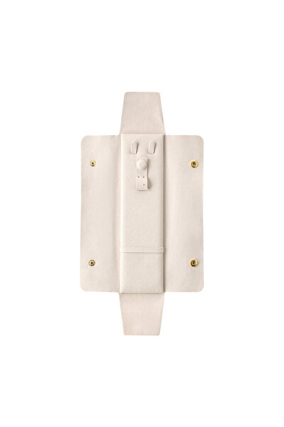 Choice Beige Microfiber Travel Jewelry Bags Portable Necklace Earring Ring St...