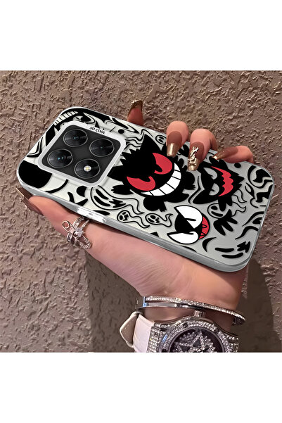 ucuc Xiaomi Poco X7 5g Compatible Trendy Case Silicone Wrap Acrylic Back Prot...