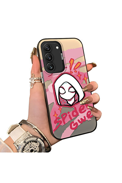 ucuc حافظة حماية سبايدرمان متوافقة مع هاتف سامسونج جالاكسي S22 مصنوعة من السي...