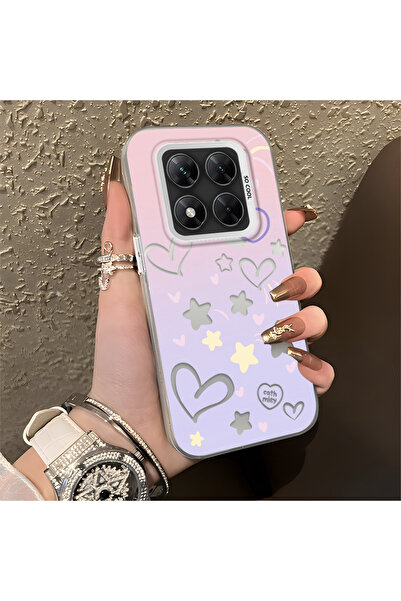 ucuc Xiaomi Poco X7 5g Compatible Instagram Case Silicone Edge Acrylic Back P...