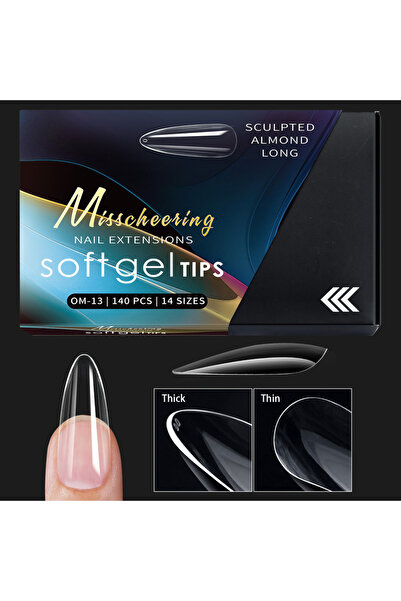 Choice OM13-140PCS 120/140 قطعة، مجموعة فاخرة في علبة أنيقة، أطراف أظافر صناع...