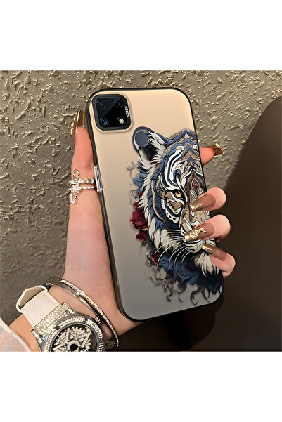 Hontinga حافظة متوافقة مع هاتف Realme C15، حافظة هاتف صلبة مضادة للسقوط، حافظ...