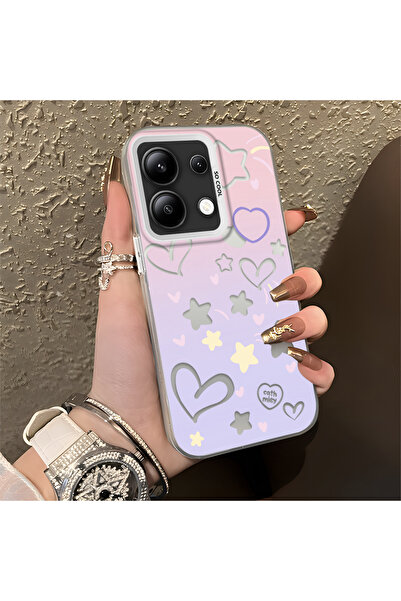 ucuc Xiaomi Redmi Note 13 Compatible Instagram Case Silicone Edge Acrylic Bac...