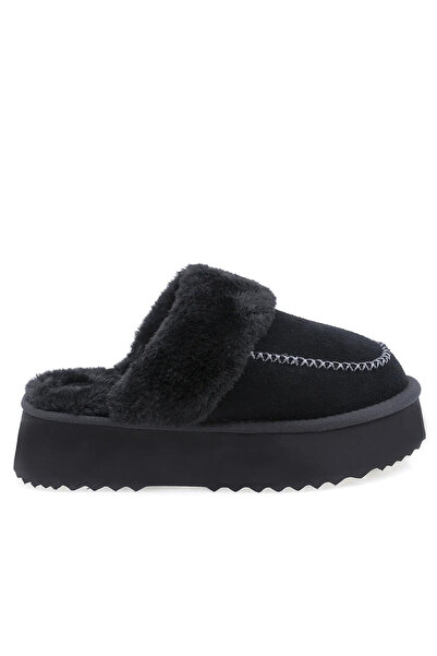 Anna Viotti Women's Casual Suede Slippers D113-1 Black