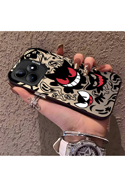 ucuc حافظة عصرية متوافقة مع هاتف Realme C53، غطاء خلفي من السيليكون والأكريليك