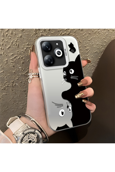 Hontinga حافظة متوافقة مع هاتف Infinix Smart 8/8 Pro، حافظة هاتف صلبة مضادة ل...