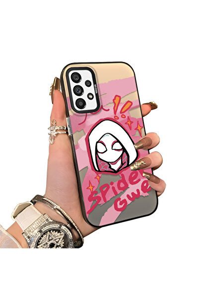 ucuc حافظة حماية سبايدرمان من السيليكون المتوافقة مع هاتف سامسونج جالاكسي A73