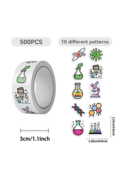 Choice 500PCS 500PCS Cartoon Chemistry Experiment Decorative Stationery Noteb...