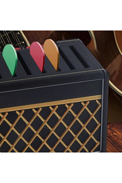 Choice Guitar Picks Holder Box, Guitar Pick Display Holder, Guitar Pick Storage Box Set For Guitar Playe...