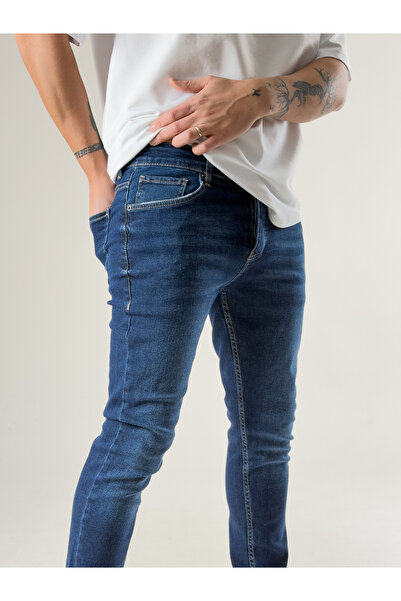 COCOPELLI slim fit Blugi albastru pentru bărbați COC2717