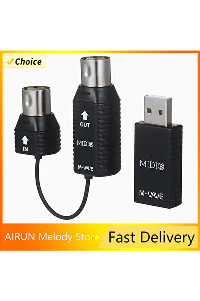 Choice MIDI SYSTEM M-VAVE MIDI SYSTEM Wireless MIDI Keyboard Wireless Adapter Plug Play Support Wins System