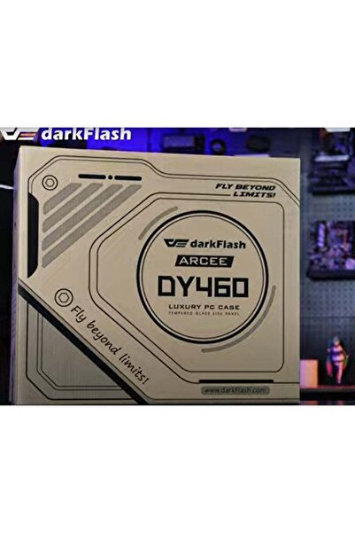 Dark Flash DarkFlash DY460 ATX PC Case - White